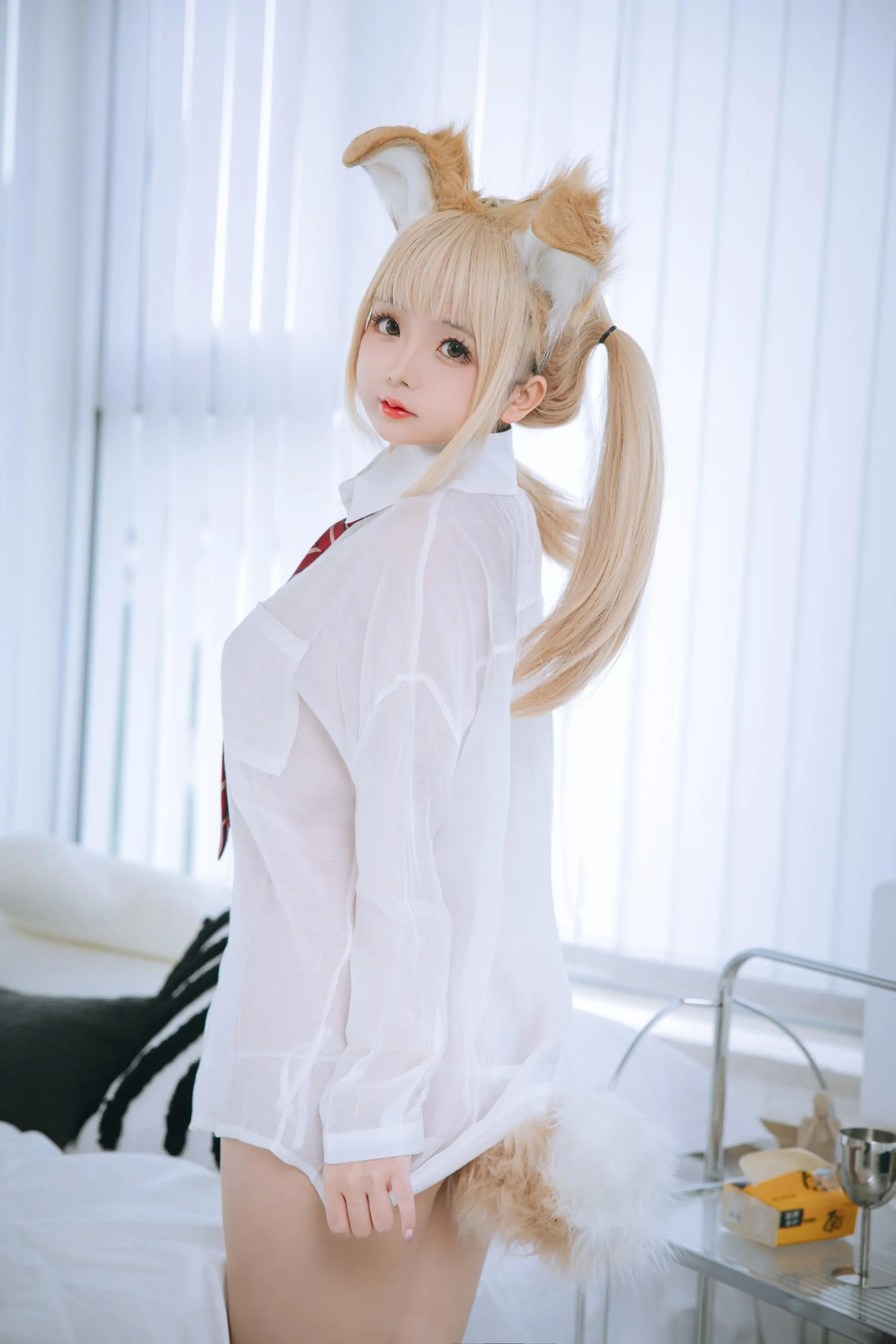 日奈娇 – NO.67 衬衫小狗 [50P]插图5